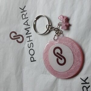 Handcrafted QR Code Keyring Poshmark Customized Closet Code Barbicore Bow